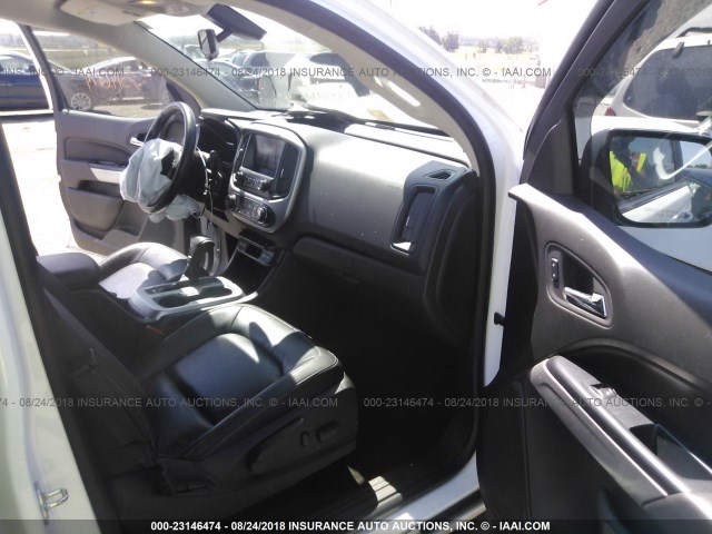 1GCGSBE32F1130792 - 2015 CHEVROLET COLORADO LT WHITE photo 5