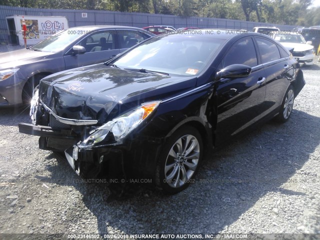 5NPEC4AB3BH209596 - 2011 HYUNDAI SONATA SE/LIMITED BLACK photo 2