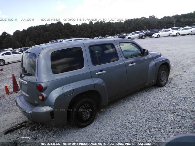 3GNDA13DX6S571653 - 2006 CHEVROLET HHR LS GRAY photo 4
