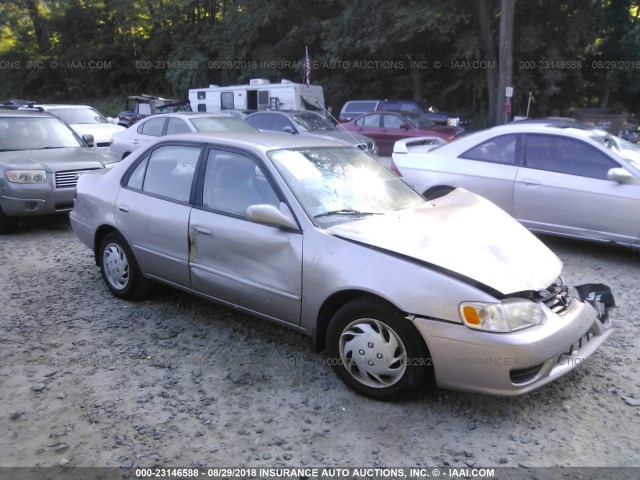 2T1BR12E61C504072 - 2001 TOYOTA COROLLA CE/LE/S TAN photo 1