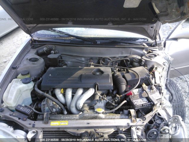 2T1BR12E61C504072 - 2001 TOYOTA COROLLA CE/LE/S TAN photo 10