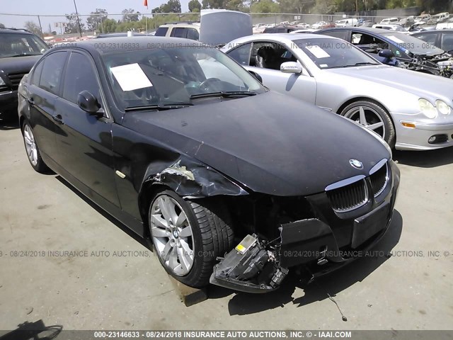WBAVC535X8FZ86354 - 2008 BMW 328 I SULEV BLACK photo 1