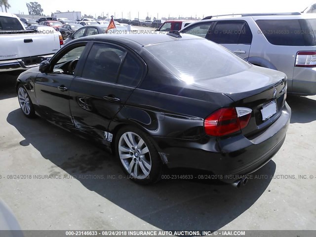 WBAVC535X8FZ86354 - 2008 BMW 328 I SULEV BLACK photo 3