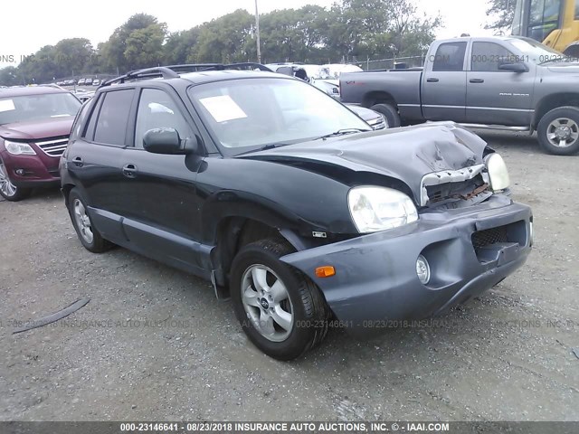 KM8SC13D26U097946 - 2006 HYUNDAI SANTA FE GLS/LIMITED BLACK photo 1