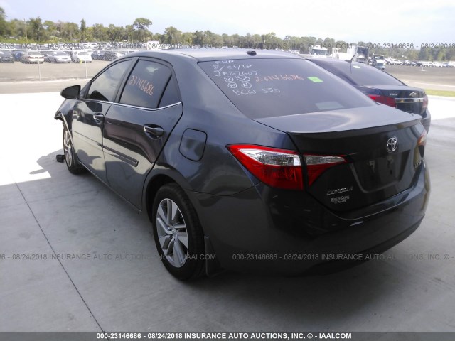 5YFBPRHE8FP324921 - 2015 TOYOTA COROLLA ECO/ECO PLUS/ECO PREMIUM Dark Blue photo 3