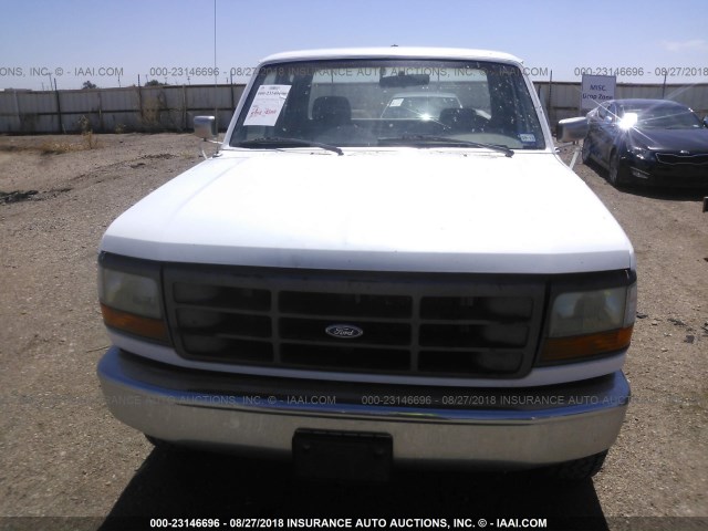 1FTHX25G0RKB19393 - 1994 FORD F250 WHITE photo 6