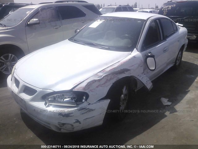 1G2NF52E44C225072 - 2004 PONTIAC GRAND AM SE1 WHITE photo 2