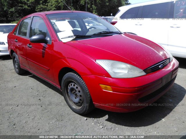 1FAFP34Z24W123985 - 2004 FORD FOCUS SE COMFORT/SE SPORT RED photo 1