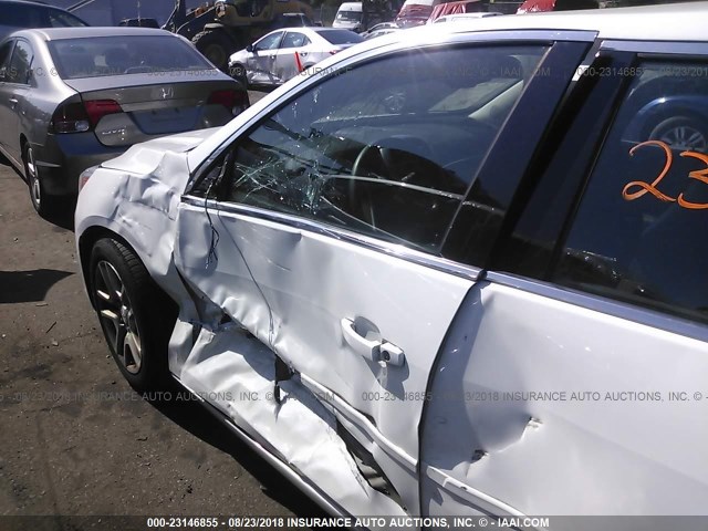 1G11C5SA4DF320318 - 2013 CHEVROLET MALIBU 1LT WHITE photo 6