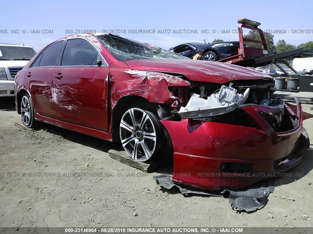 4T1BK46K77U049228 - 2007 TOYOTA CAMRY NEW GENERAT LE/XLE/SE RED photo 1