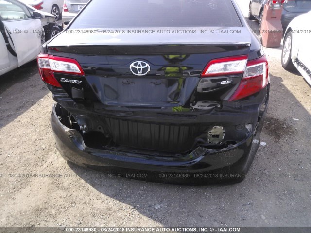 4T1BF1FK0EU819317 - 2014 TOYOTA CAMRY L/SE/LE/XLE 黑色 照片 6