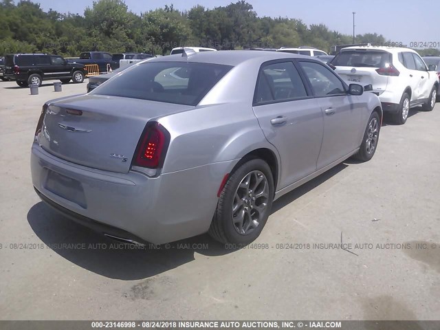 2C3CCAGGXJH269282 - 2018 CHRYSLER 300 S GRAY photo 4