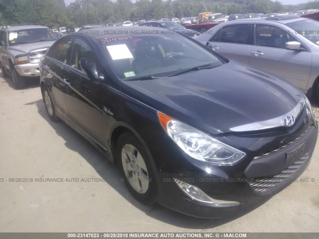 KMHEC4A49CA059113 - 2012 HYUNDAI SONATA HYBRID BLACK photo 1