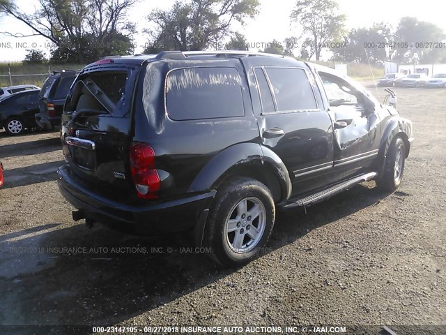 1D4HB58236F105494 - 2006 DODGE DURANGO LIMITED BLACK photo 4