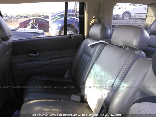 1D4HB58236F105494 - 2006 DODGE DURANGO LIMITED BLACK photo 8