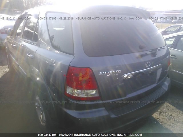 KNDJC733745311315 - 2004 KIA SORENTO EX/LX GRAY photo 3