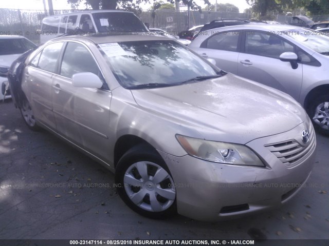 JTNBE46K773053616 - 2007 TOYOTA CAMRY NEW GENERAT CE/LE/XLE/SE GOLD photo 1