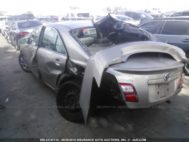 JTNBE46K773053616 - 2007 TOYOTA CAMRY NEW GENERAT CE/LE/XLE/SE GOLD photo 3