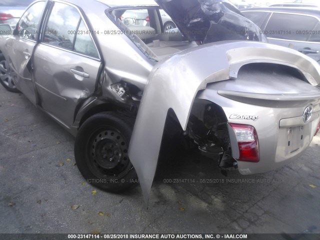 JTNBE46K773053616 - 2007 TOYOTA CAMRY NEW GENERAT CE/LE/XLE/SE GOLD photo 6