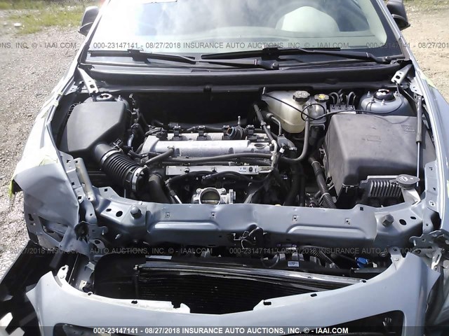 1G1ZG57B794155991 - 2009 CHEVROLET MALIBU LS ნაცრისფერი ფოტო 10