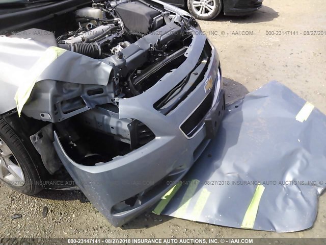 1G1ZG57B794155991 - 2009 CHEVROLET MALIBU LS ნაცრისფერი ფოტო 6