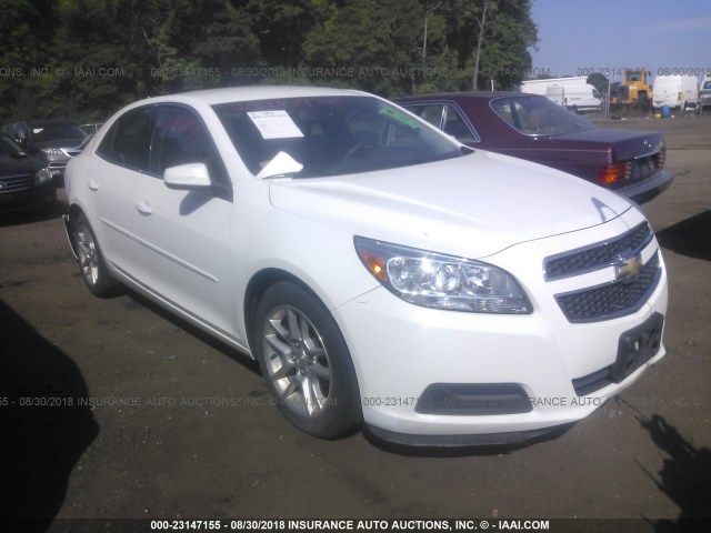 1G11C5SA3DF242162 - 2013 CHEVROLET MALIBU 1LT თეთრი ფოტო 1