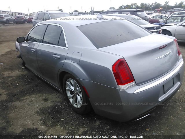 2C3CCAAGXFH807222 - 2015 CHRYSLER 300 LIMITED GRAY photo 3