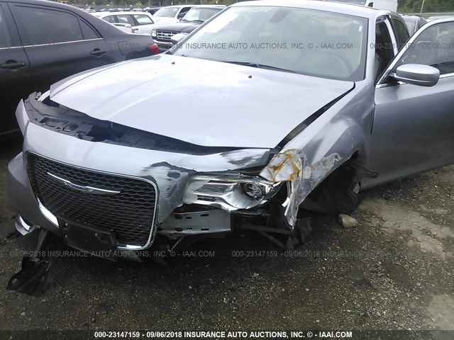 2C3CCAAGXFH807222 - 2015 CHRYSLER 300 LIMITED GRAY photo 6