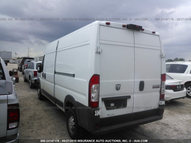 3C6TRVDGXHE551148 - 2017 RAM PROMASTER 2500 2500 HIGH WHITE photo 3