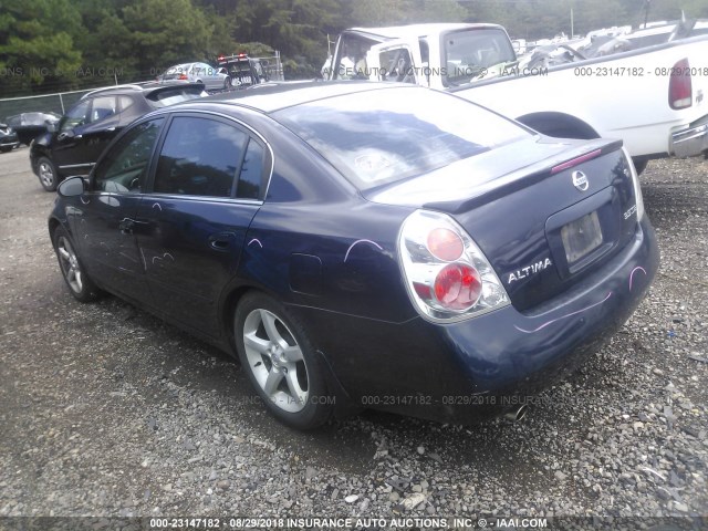 1N4BL11D25C283911 - 2005 NISSAN ALTIMA SE/SL/SE-R BLUE photo 3