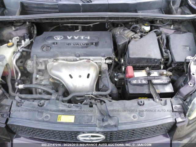 JTLKE50E391076603 - 2009 TOYOTA SCION XB იასამნისფერი ფოტო 10