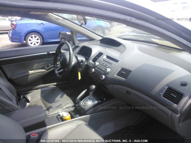 2HGFA16929H314262 - 2009 HONDA CIVIC EXL 灰色 照片 5