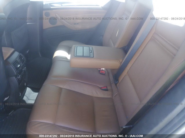 5UXFG2C50E0C44880 - 2014 BMW X6 XDRIVE35I BLACK photo 8