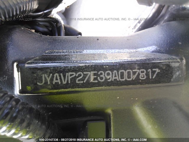 JYAVP27E39A007817 - 2009 YAMAHA XV1900 CU BLACK photo 10