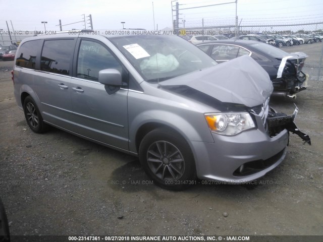 2C4RDGBG4HR695793 - 2017 DODGE GRAND CARAVAN SE GRAY photo 1