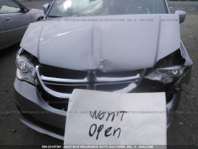 2C4RDGBG4HR695793 - 2017 DODGE GRAND CARAVAN SE GRAY photo 10