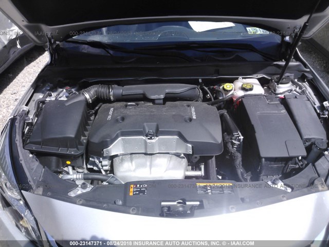 1G11C5SL1FU138575 - 2015 CHEVROLET MALIBU 1LT 银色 照片 10