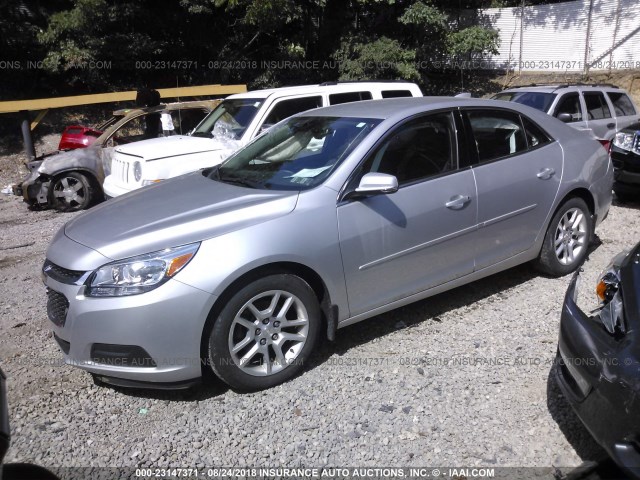 1G11C5SL1FU138575 - 2015 CHEVROLET MALIBU 1LT 银色 照片 2