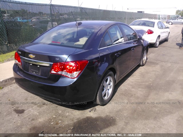 1G1PE5SB2G7176327 - 2016 CHEVROLET CRUZE LIMITED LT BLUE photo 4