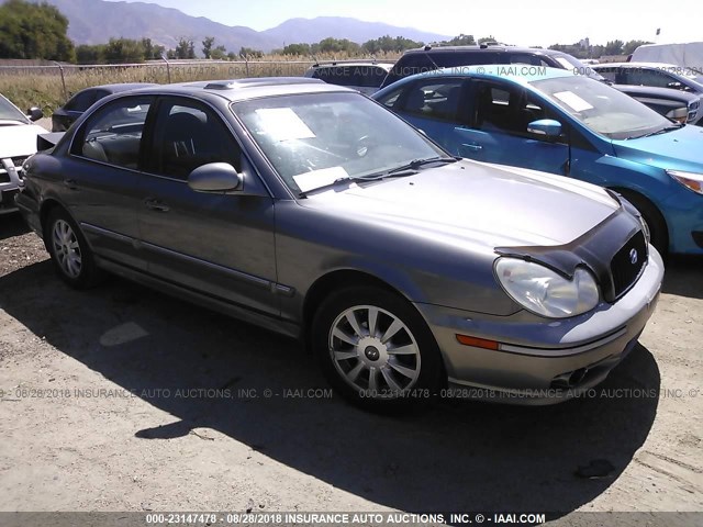 KMHWF35H44A989327 - 2004 HYUNDAI SONATA GLS/LX ნაცრისფერი ფოტო 1