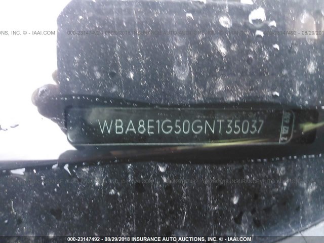 WBA8E1G50GNT35037 - 2016 BMW 320 I RED photo 9