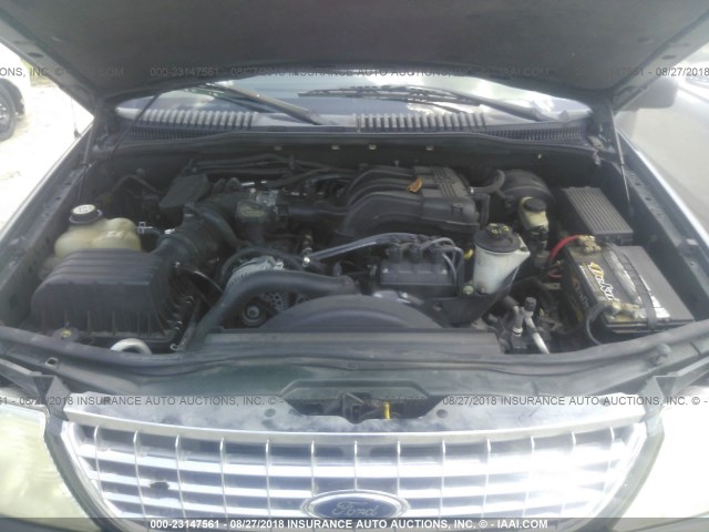 1FMZU63K14UB66999 - 2004 FORD EXPLORER XLT/XLT SPORT/NBX 绿色 照片 10