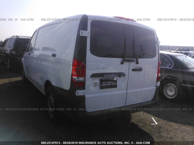 WD3PG2EA1J3477229 - 2018 MERCEDES-BENZ METRIS WHITE photo 3