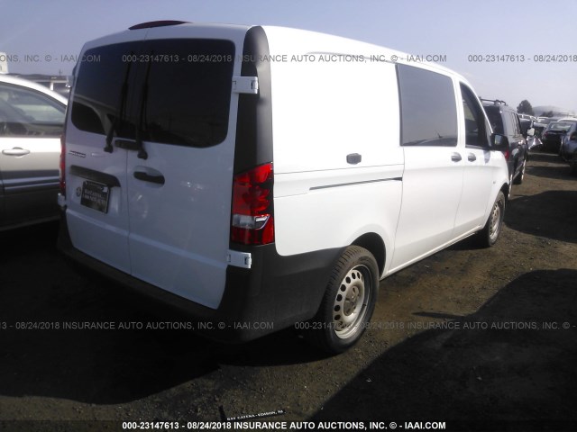 WD3PG2EA1J3477229 - 2018 MERCEDES-BENZ METRIS WHITE photo 4