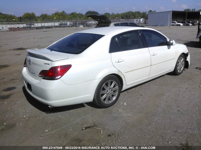 4T1BK36B76U161665 - 2006 TOYOTA AVALON XL/XLS/TOURING/LIMITED WHITE photo 4