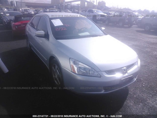 JHMCN36515C015288 - 2005 HONDA ACCORD HYBRID SILVER photo 1