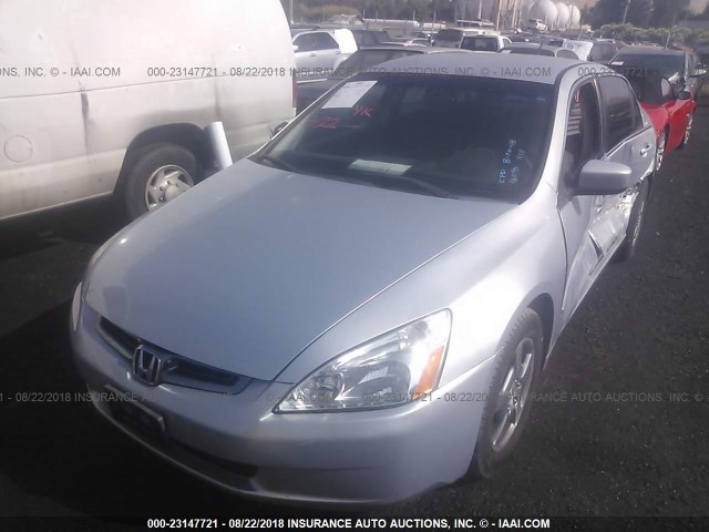 JHMCN36515C015288 - 2005 HONDA ACCORD HYBRID SILVER photo 2