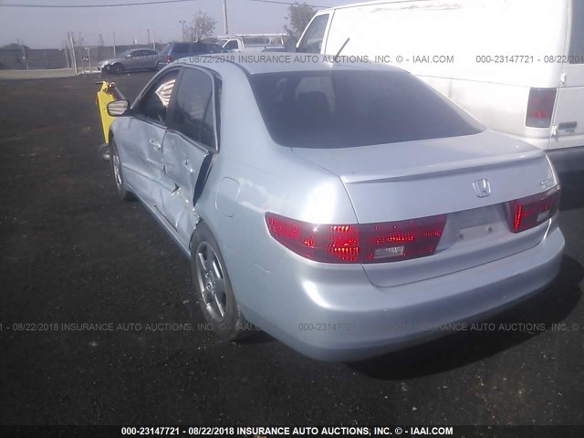 JHMCN36515C015288 - 2005 HONDA ACCORD HYBRID SILVER photo 3