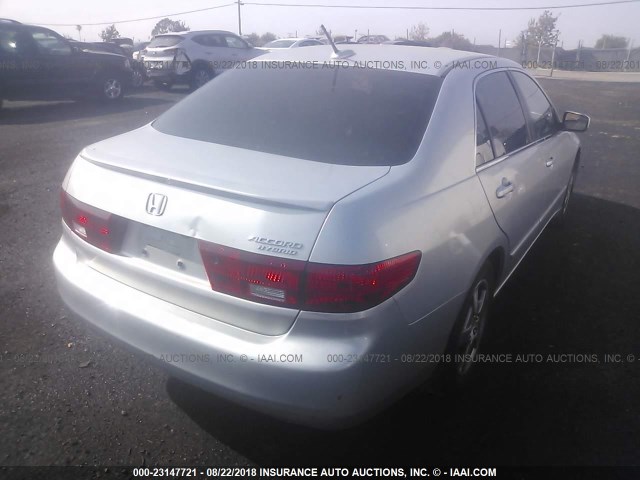 JHMCN36515C015288 - 2005 HONDA ACCORD HYBRID SILVER photo 4