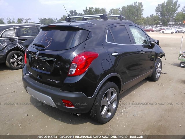 KL4CJFSB0EB755991 - 2014 BUICK ENCORE CONVENIENCE 黑色 照片 4